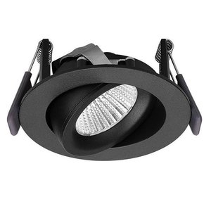 Inbouwspot Mat Zwart 9Watt IP54  Dim to Warm
