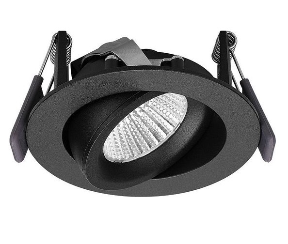 Inbouwspot Mat Zwart 9Watt IP54 Dim to Warm Inbouwspot Mat Zwart 9Watt IP54 Dim to Warm