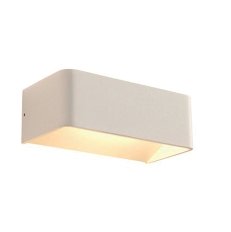 Wandlamp Mainz Wit 2 x 3Watt Led Wandlamp Mainz Wit 2 x 3Watt Led