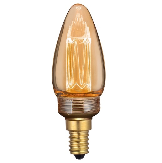 E14 2Watt Led Gold 35mm Ø incl. Stappen Dimmer E14 2Watt Led Gold 35mm Ø incl. Stappen Dimmer
