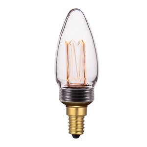 E14 2Watt Led Helder 35mm  incl. Stappen Dimmer