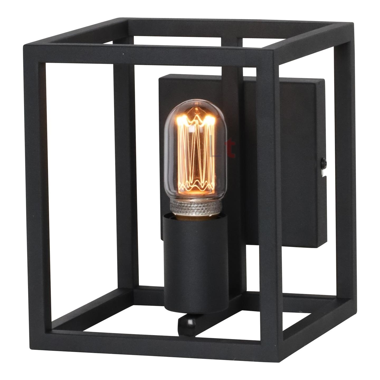 Wandlamp Novanta Mat Zwart 18cm Wandlamp Novanta Mat Zwart 18cm