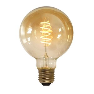 Freelight E27 7Watt Led Gold 95mm incl. Stappen Dimmer