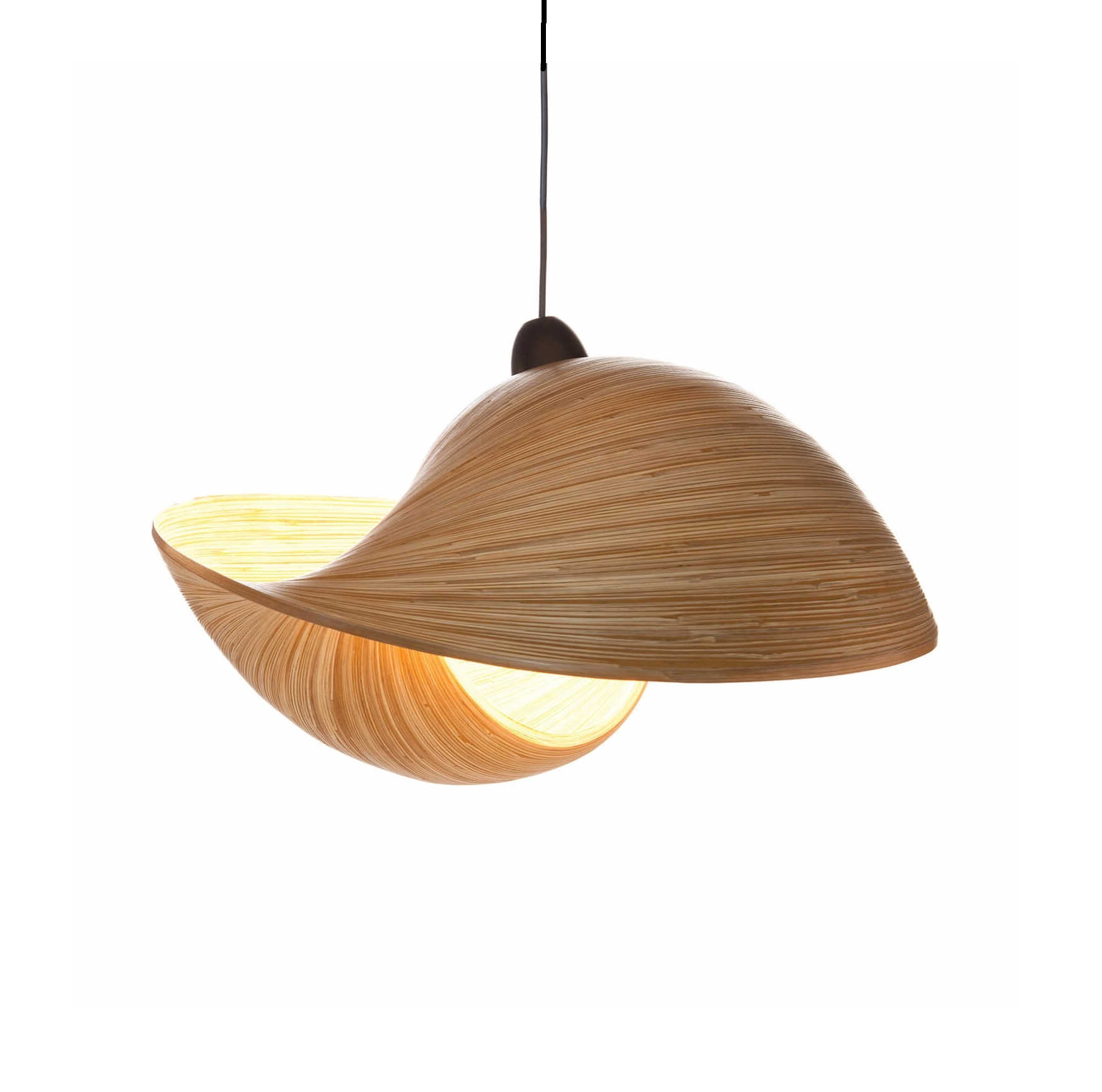 Hanglamp Bamboo Shell 50cm