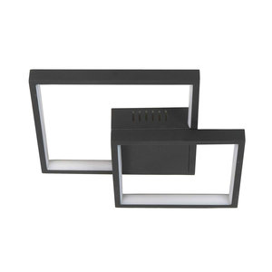 Plafondlamp Piazza Zwart 32cm