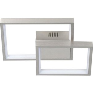 Plafondlamp Piazza RVS 32cm incl. 3-Step Dimmer