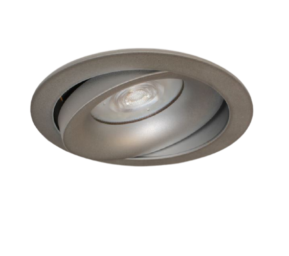 Inbouwspot Rond Kantelbaar Grijs GU-10 Inbouwspot Rond Kantelbaar Grijs GU-10
