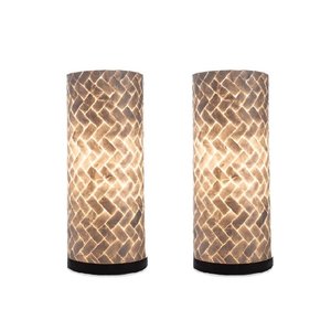 Tafellamp Zigzag 30cm 2 Stuks