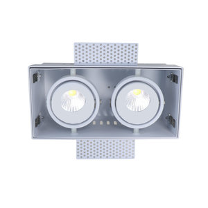 Inbouwspot  Wit Trimless GU10  2 Lichts
