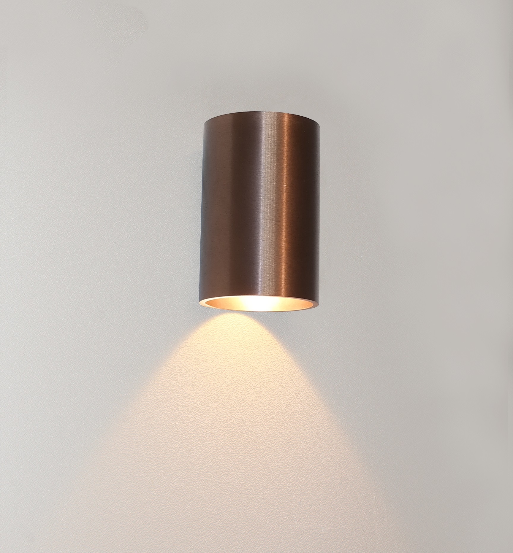 Wandlamp Brody 1 Donker Brons Goud Led Wandlamp Brody 1 Donker Brons Goud Led