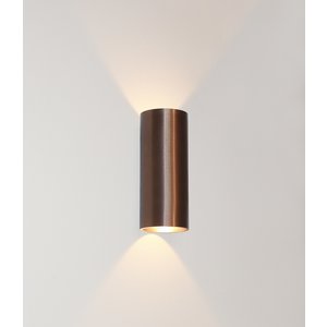 Wandlamp Brody 2 Brons Koper Led 2 x 4Watt