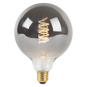 E27 4Watt Smoke Spiraal 95mm  Dimbaar