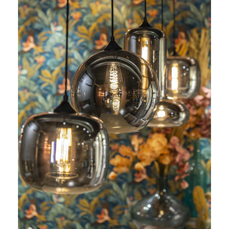 Hanglamp Toronto Smoke Glas 18cm