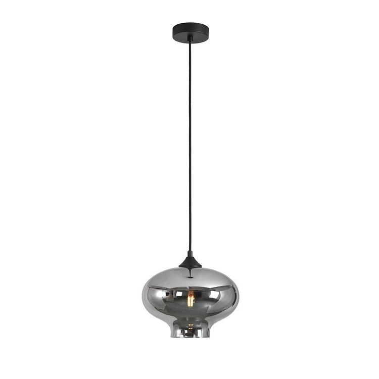 Hanglamp Toronto Smoke Glas 18cm