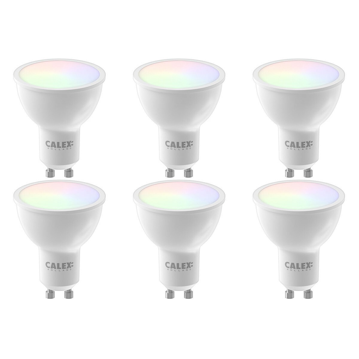 GU10 5Watt Smart Home Wifi RGB-Wit 6 Stuks