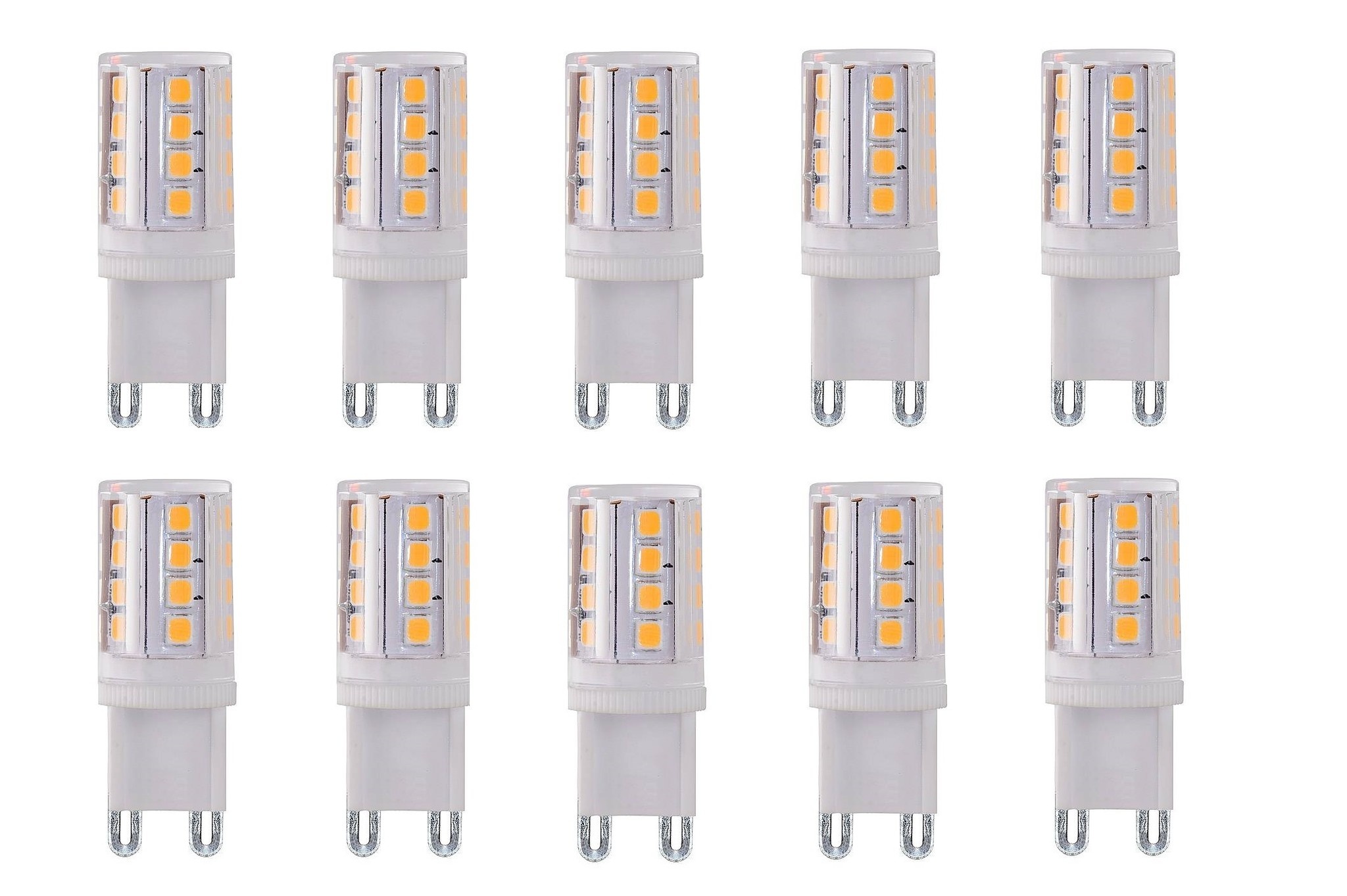G9 4Watt Led Lamp incl. Stappendimmer 2700K 10 Stuks G9 4Watt Led Lamp incl. Stappendimmer 2700K 10 Stuks