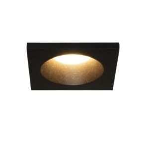 Artdelight Inbouwspot Bados Vierkant Zwart IP65