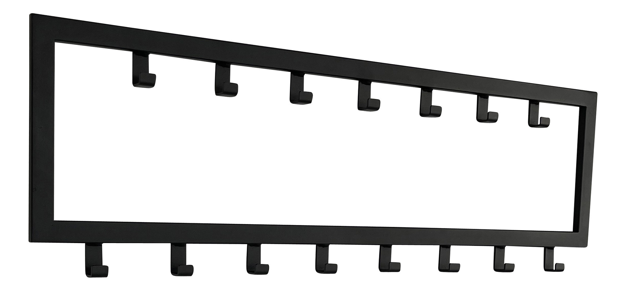 Kapstok Joy Mat zwart 15 haken 90cm Kapstok Joy Mat zwart 15 haken 90cm
