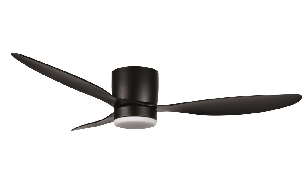 Plafondventilator Brezza Zwart incl. Led 132cm Plafondventilator Brezza Zwart incl. Led 132cm