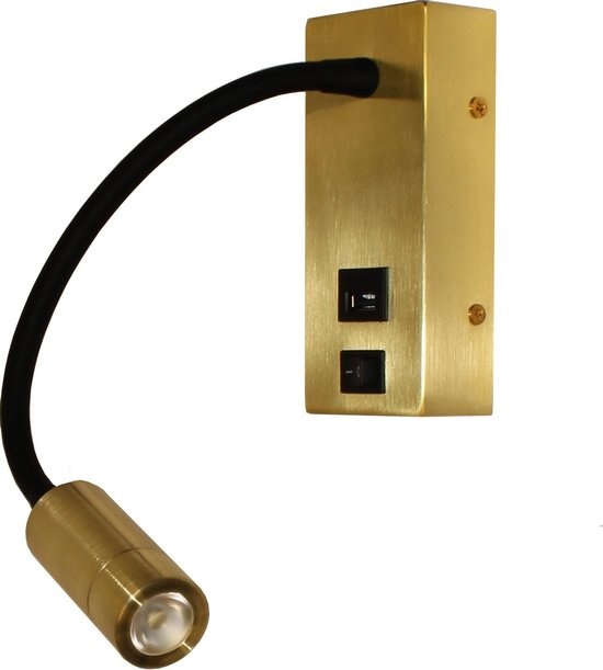 Wandlamp Easy LED USB Mat Goud