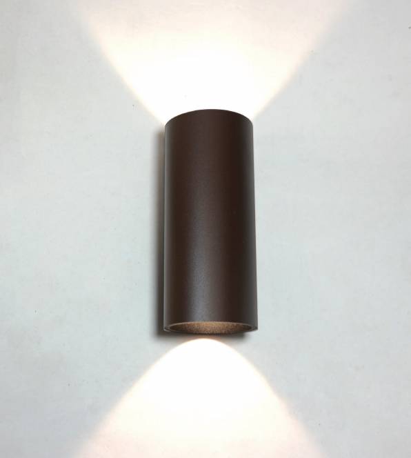 Wandlamp Brody 2 Bruin Led IP54 Wandlamp Brody 2 Bruin Led IP54