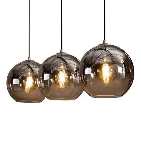 Hanglamp Bubble Shaded 3 Lichts Ø29cm Hanglamp Bubble Shaded 3 Lichts Ø29cm