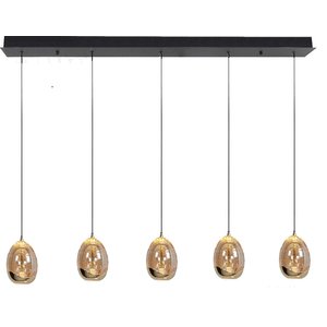 Highlight Hanglamp Golden Egg 5 Lichts Led