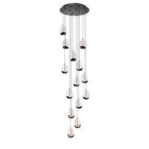 Videlamp Clear Egg 14 Lichts 50cm Ø Led
