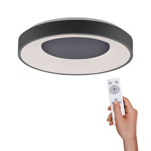 Plafondlamp Anika Zwart incl. Afstandsbediening