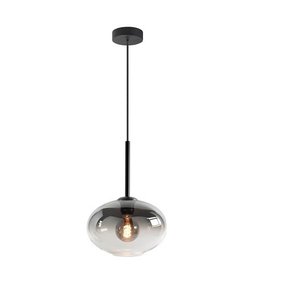 Hanglamp Zwart Smoke Bellini 26cm 1 Lichts