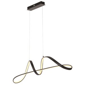 Freelight Hanglamp Alato Mat Zwart Led incl. Dimmer L 118cm