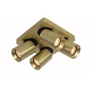 Artdelight Spot Megano Goud GU10 4Lichts