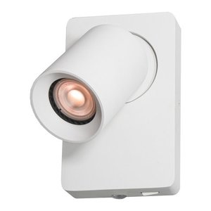 Wandlamp Megano Wit GU10 incl. Schakelaar