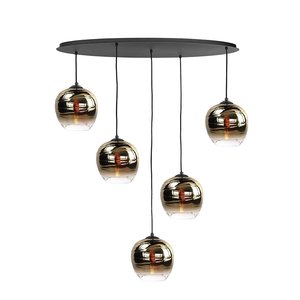 Hanglamp Fantasy Apple Gold Ovaal 5Lichts