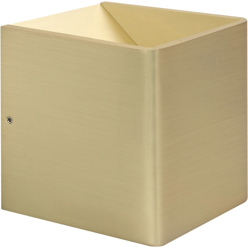 Highlight Stretto Wandlamp Led 10x10cm Goud Highlight Stretto Wandlamp Led 10x10cm Goud