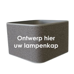 Lampenkap op maat Kubus met Ronde Hoeken