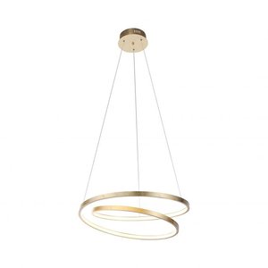 Hanglamp Rowan Goud 55cm incl. Dimmer
