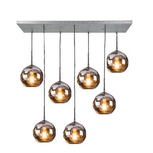 LT-Luce Hanglamp Bubble Shaded 7 Lichts 110 x 40cm
