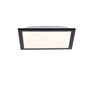 Plafondlamp Flat Zwart LED 29.5 x 29.5cm