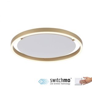 Plafondlamp Ritus Gold Ø 40cm incl. Dimmer