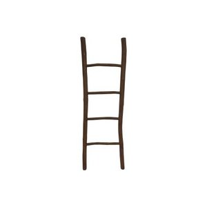 Decoratieve Ladder  Antiek Teak 150cm