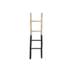 Decoratieve Ladder  Naturel / Zwart  Teak 150cm
