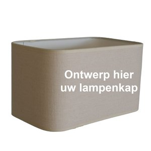 Lampenkap op maat Milano met Ronde Hoeken