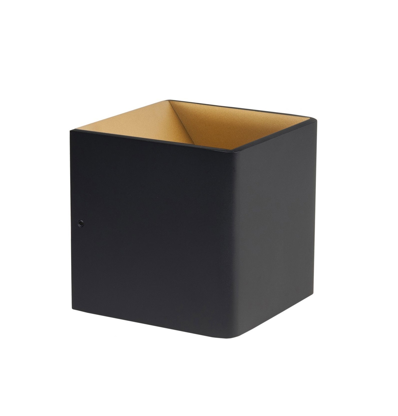 Wandlamp Fulda Zwart Goud 6Watt Led Wandlamp Fulda Zwart Goud 6Watt Led
