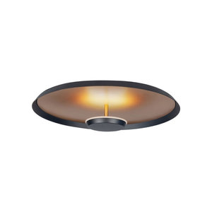 Plafondlamp Oro Zwart & Goud  Ø 25,5 cm 8 Watt led