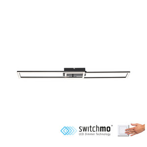 Plafondlamp Iven Zwart 36 Watt LED
