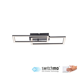 Plafondlamp Iven Zwart 36 Watt LED