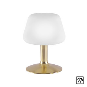 Paul Neuhaus Till Tafellamp Mat Goud incl. Dimmer