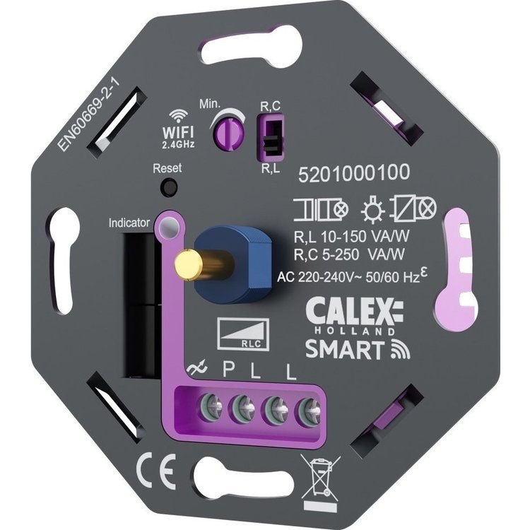 materiaal ticket R Bestel Calex Smart LED Dimmer Inbouw Dimmer 5-250W - Lampentoppers.nl -  Lampentoppers.nl