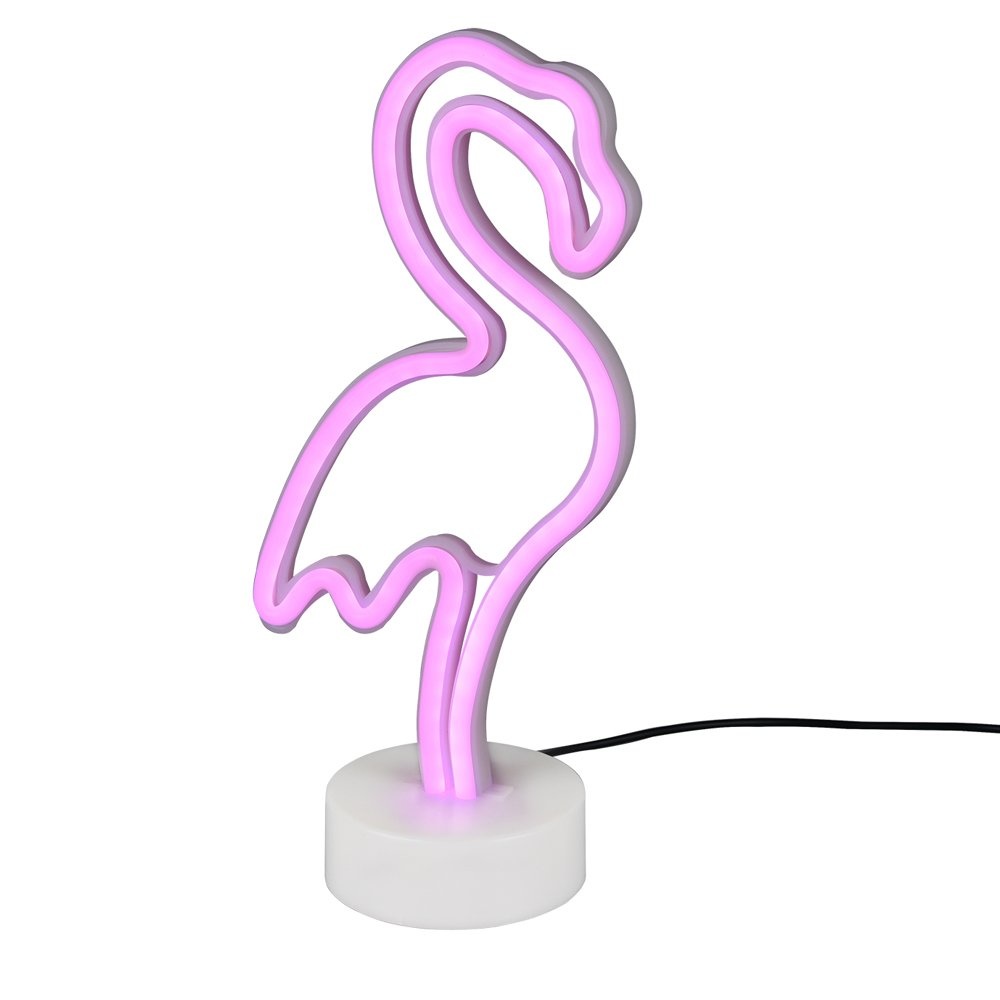 Van toepassing Ontvangst Ontoegankelijk Flamingo Tafellamp Led excl. Batterijen / usb - Lampentoppers.nl -  Lampentoppers.nl